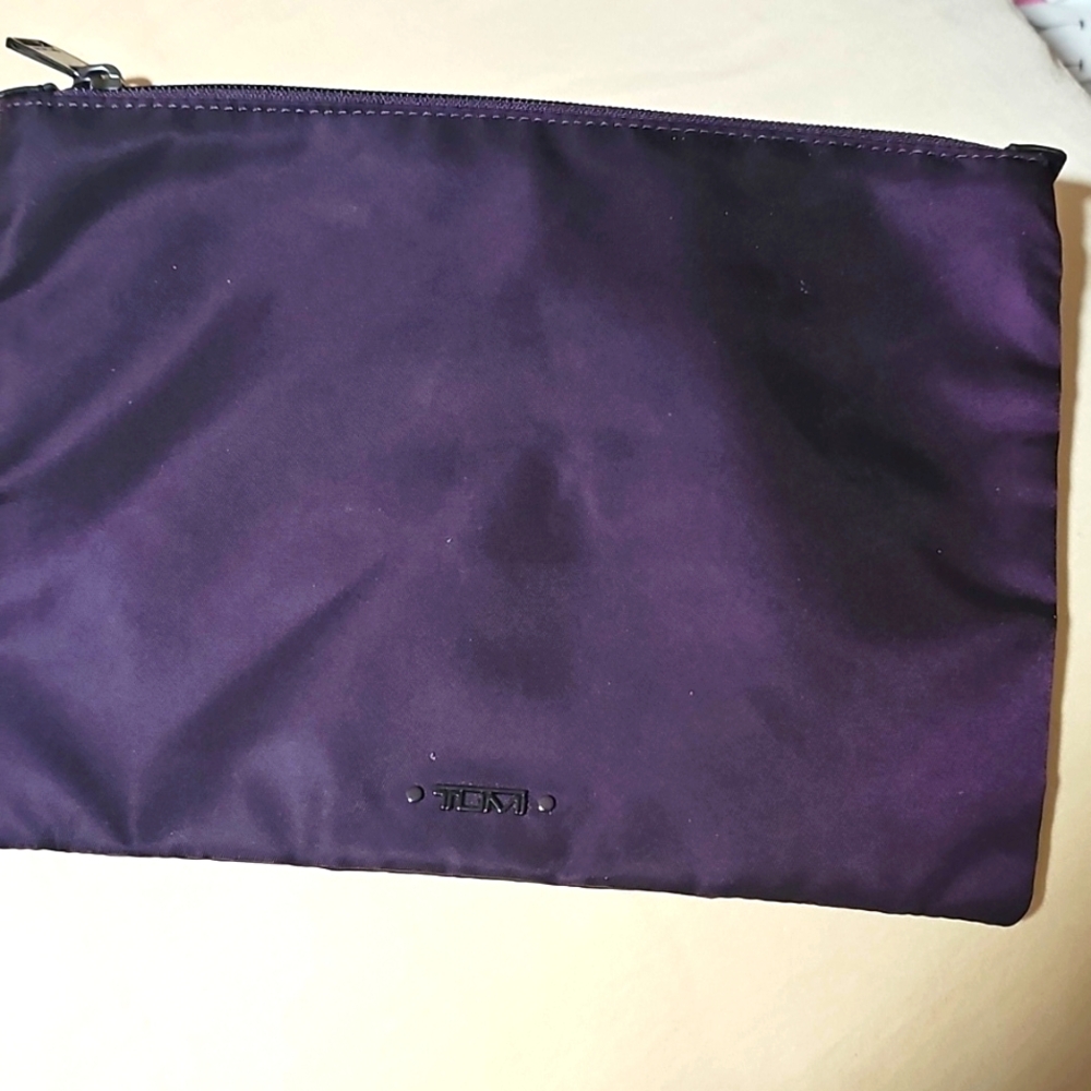 Tumi Purple Toiletry Bag 10" X 7.5"